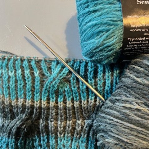 73/26 Brioche- / Patentmuster für Fortgeschrittene