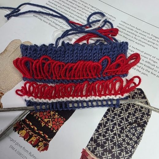 7/26 Baltisches Stricken - Fransen