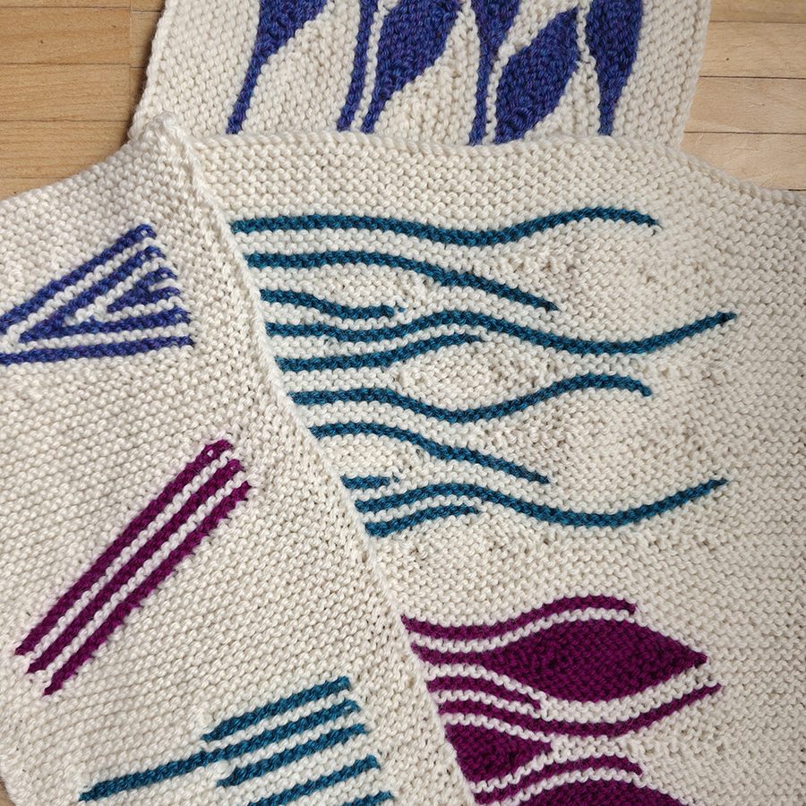 Form und Gegenform – textiles Flächendesign